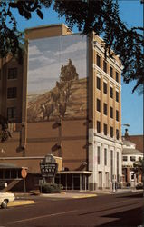 Stagecoach Mural Dodge City, KS Postcard Postcard