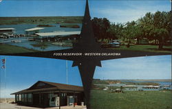 Foss Reservoir - Western Oklahoma Postcard Postcard