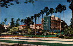 The Beverly Hills Hotel and Bungalows California Postcard Postcard