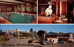 Bailey Motor Inn Olympia, WA Postcard Postcard