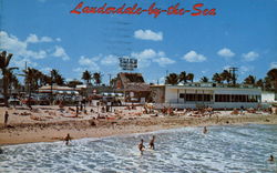 The Beach as seen from the Pier Postcard