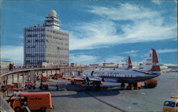 Logan International Airport in East Boston Postcard