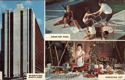 Sheraton-Eastland Motor Hotel Portland, ME Postcard Postcard