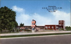 Brooks Motel Norton, KS Postcard Postcard