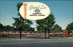 General Lee Motel Anniston, AL Postcard Postcard