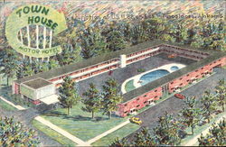 Town House Motor Hotel Postcard