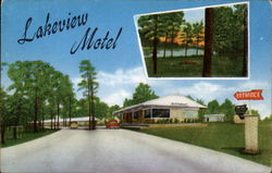 Lakeview Motel Postcard