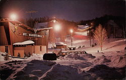 Mt. Mancelona Ski Area Michigan Postcard Postcard