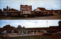Town & Country Motel Postcard