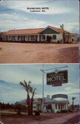 Franklinia Motel and Restaurant Ludowici, GA Postcard Postcard