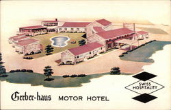 Gerber-haus Motor Hotel Postcard