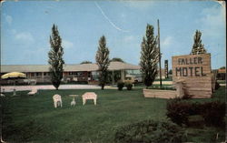 Faller Motel Charleston, IL Postcard Postcard