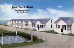 York Beach Motel Maine Postcard Postcard