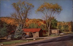 Baker Brook Mountain Lodges and Cabins Littleton, NH Postcard Postcard