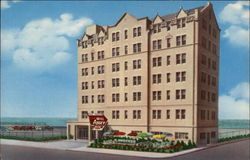 Abbey Motor Hotel Postcard