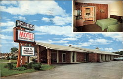 Fairfield Motel Winnsboro, SC Postcard Postcard