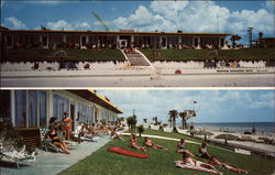 Sunnyside Beach Motel Daytona Beach, FL Postcard Postcard