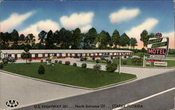 Sleepy Hollow Motel Starke, FL Postcard Postcard