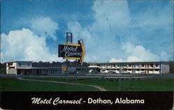 Motel Carousel Dothan, AL Postcard Postcard