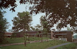 Hawks Nest Lodge Ansted, WV Postcard Postcard