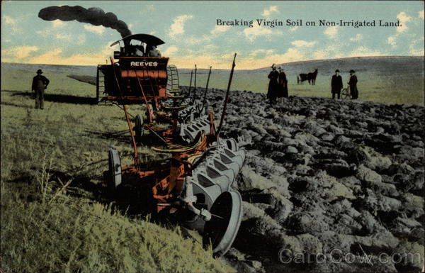 Breaking Virgin Soil on Non-Irrigated Land Farming