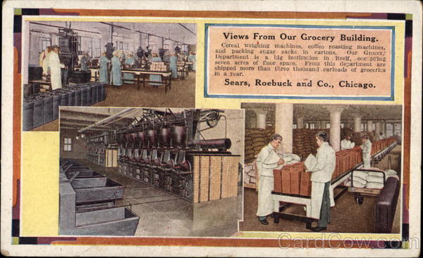 Views from Our Grocery Building, Sears, Roebuck and Company Chicago Illinois