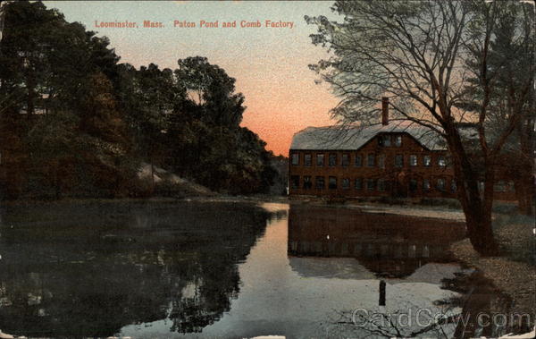Paton Pond and Comb Factory Leominster Massachusetts