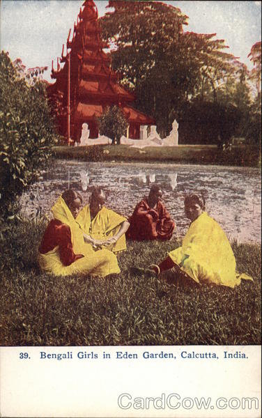 Bengali Girls in Eden Garden Calcutta India