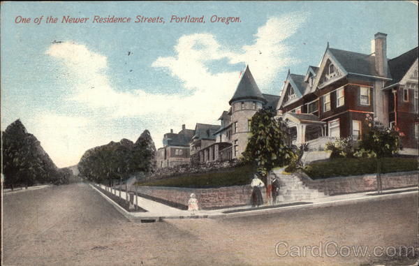 One of the Newer Residence Streets Portland Oregon