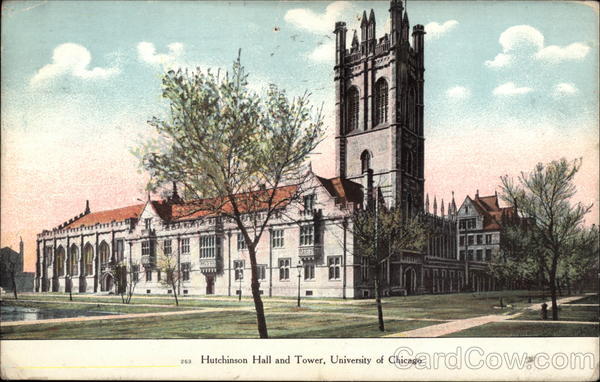 Hutchinson Hall and Tower, University of Chicago Illinois
