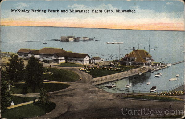 McKinley Bathing Beach and Milwaukee Yacht Club Wisconsin