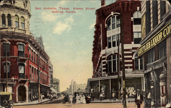 Alamo Street looking North San Antonio Texas