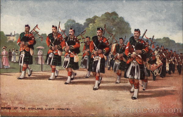 Pipers of the Highland Light Infantry Military