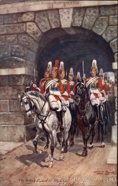 The King's Guard at Whitehall London England