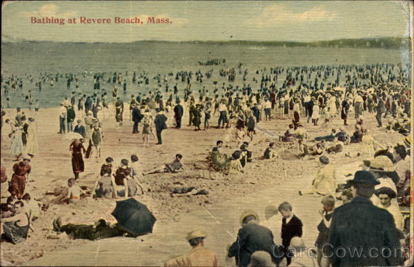 Bathing at Revere Beach Massachusetts
