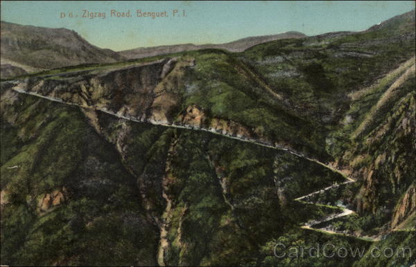 Zigzag Road Benguet Philippines