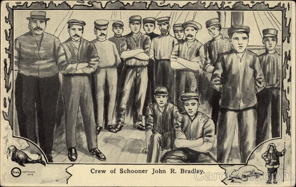Crew of Schooner John R. Bradley