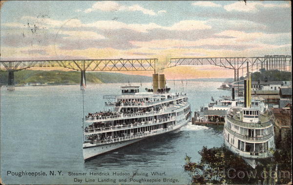Steamer Hendrick Hudson Poughkeepsie New York