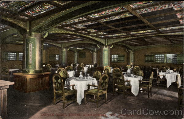 Indian Grill, Hotel Alexandria Los Angeles California