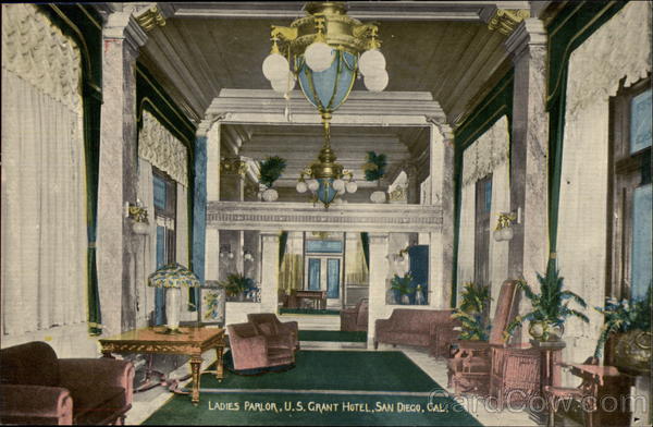 Ladies Parlor, US Grant Hotel San Diego California