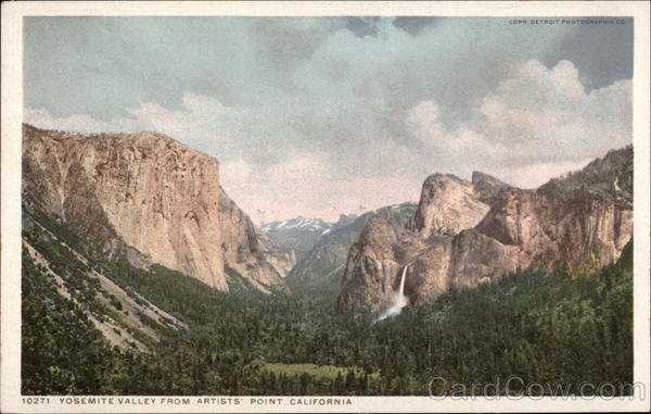 Yosemite Valley from Artists' Point California Yosemite National Park