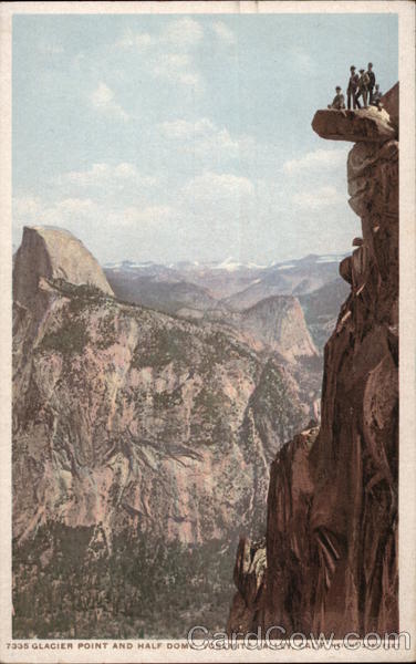 Glacier Point and Half Dome Yosemite Valley California