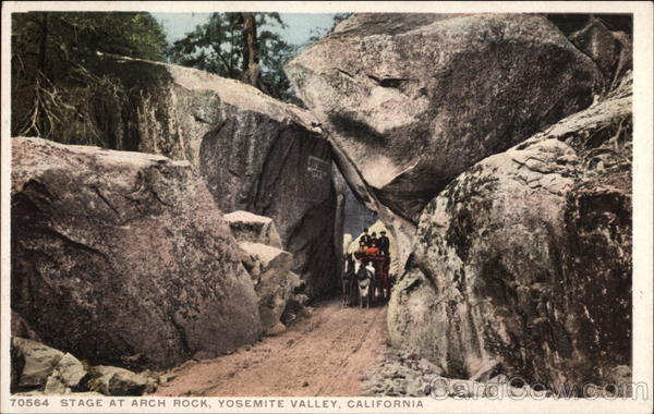Stage at Arch Rock Yosemite Valley California Yosemite National Park
