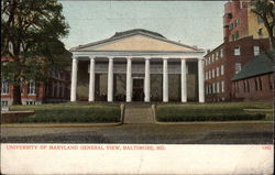 University of Maryland General View Postcard
