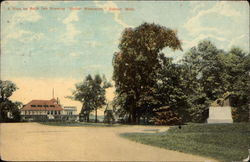 A view on Belle Isle showing Shiller Monument Postcard