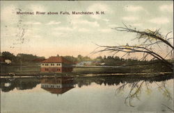 Merrimac River above Falls Postcard