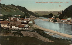 Murray River and Village Murray Bay, QC Canada Quebec Postcard Postcard