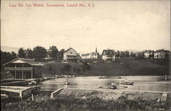 Lake Rip Van Winkle, Tannersville, Catskill Mts Postcard