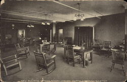 New Building Waiting Room, Jordan Marsh Company Postcard