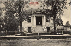 Wm. K. Kohn Memorial Library Deer Lodge, MT Postcard Postcard